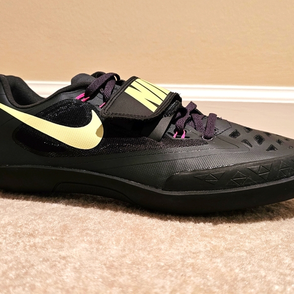 Nike Zoom Rival SD 2 Track & Field Throwing Shoes Mens Size 9 Black 685135-004 - Picture 7 of 8